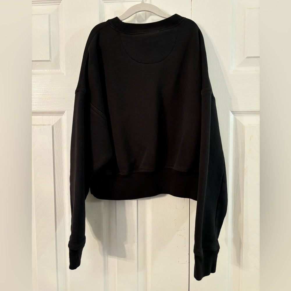 ADIDAS Women's Black Lounge Fleece Sweatshirt and Joggers Set Size XS - Picture 3 of 14